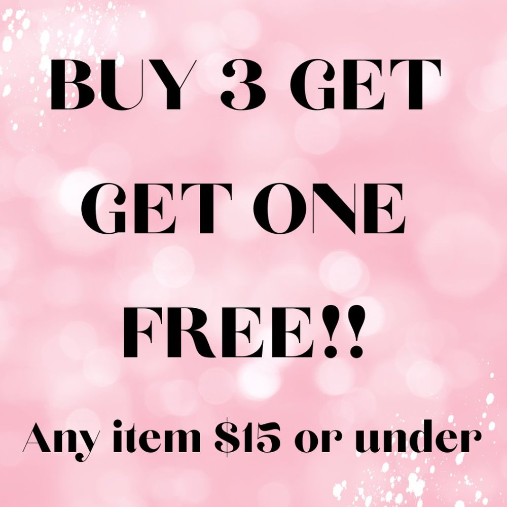 ✨🎁🥳BUY 3 GET ONE FREE!✨🎁🥳